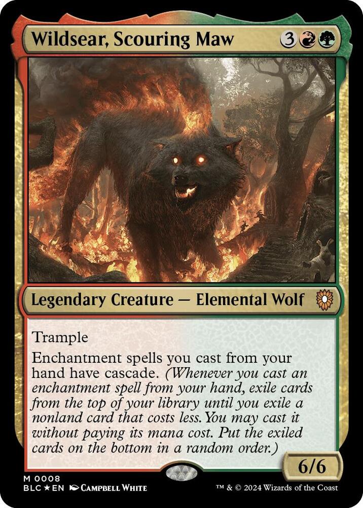 Wildsear, Scouring Maw 8 (Commander: Bloomburrow)  - Foil | Good Games Modbury