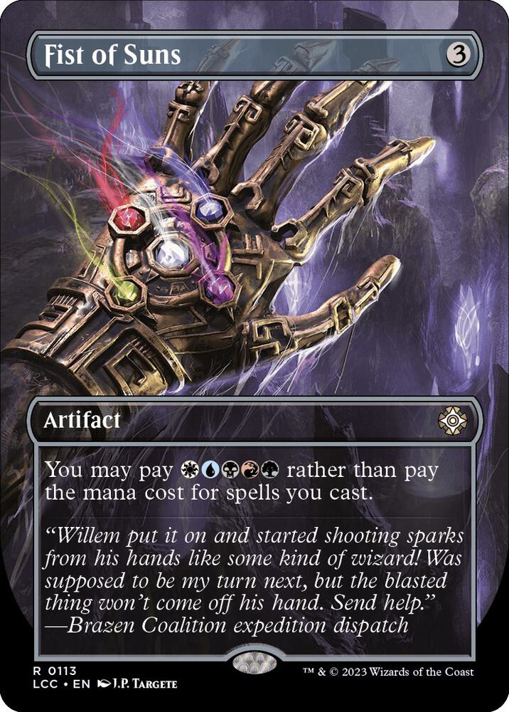 Fist of Suns 113/370 (Commander: The Lost Caverns of Ixalan)  - Borderless | Good Games Modbury