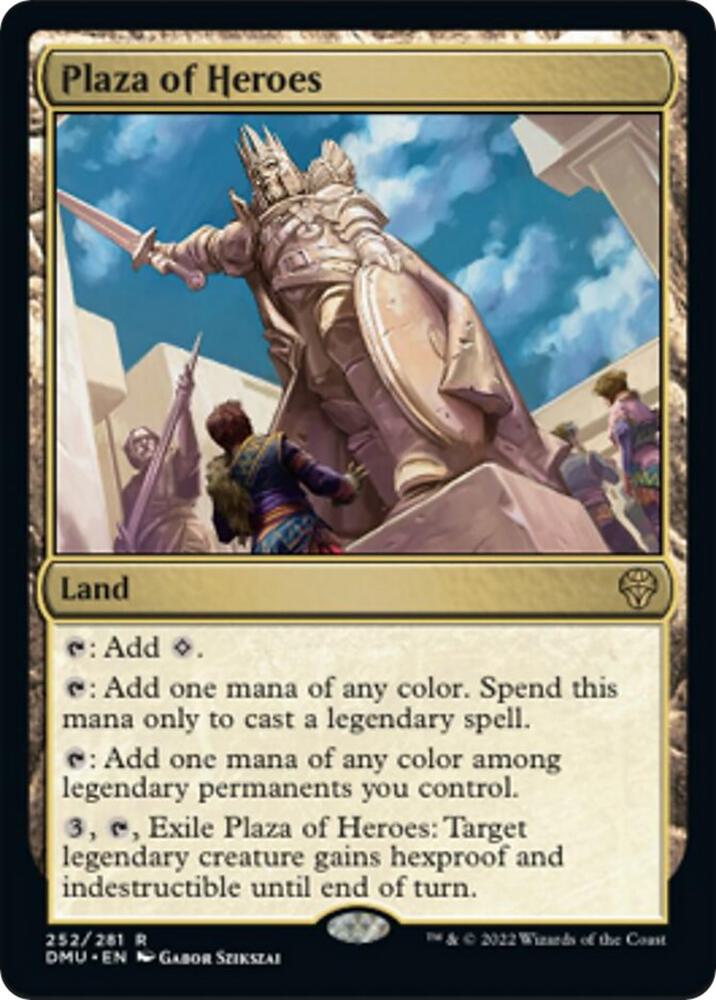 Plaza of Heroes 252 (Dominaria United)  - Foil | Good Games Modbury