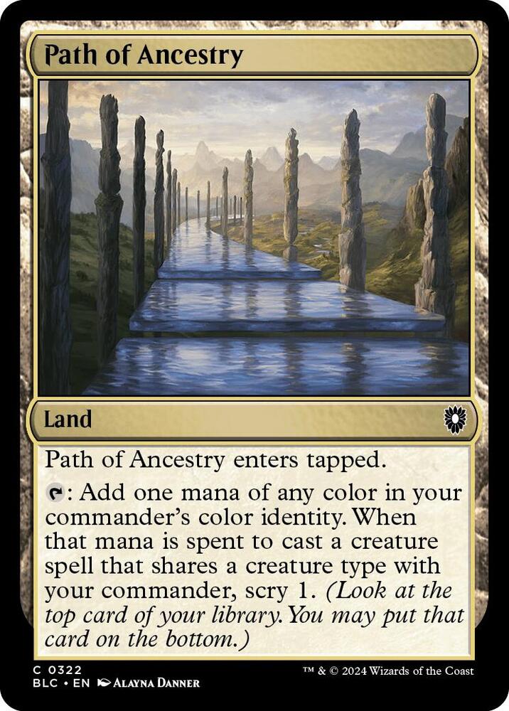 Path of Ancestry 322 (Commander: Bloomburrow)  | Good Games Modbury
