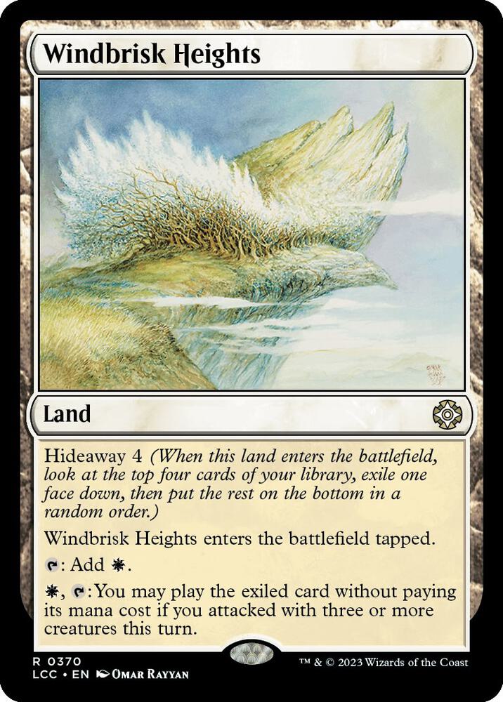 Windbrisk Heights 370/370 (Commander: The Lost Caverns of Ixalan)  | Good Games Modbury