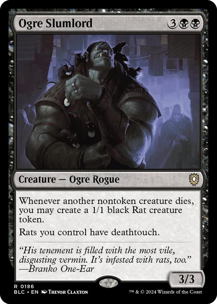 Ogre Slumlord 186 (Commander: Bloomburrow)  | Good Games Modbury