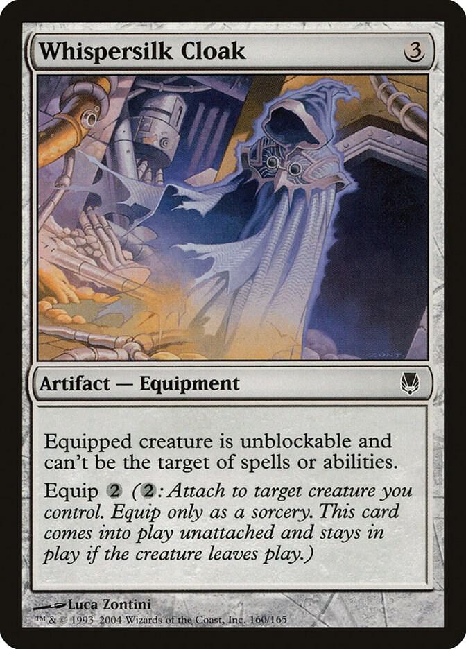 Whispersilk Cloak 160/165 (Darksteel)  | Good Games Modbury