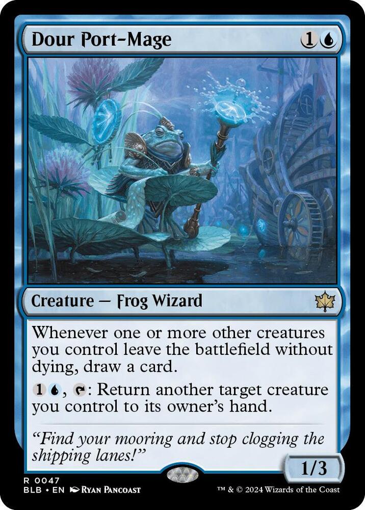 Dour Port-Mage 47 (Bloomburrow)  - Foil | Good Games Modbury