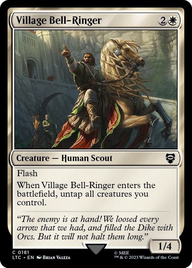 Village Bell-Ringer 181/347 (Commander: The Lord of the Rings: Tales of Middle-earth)  | Good Games Modbury