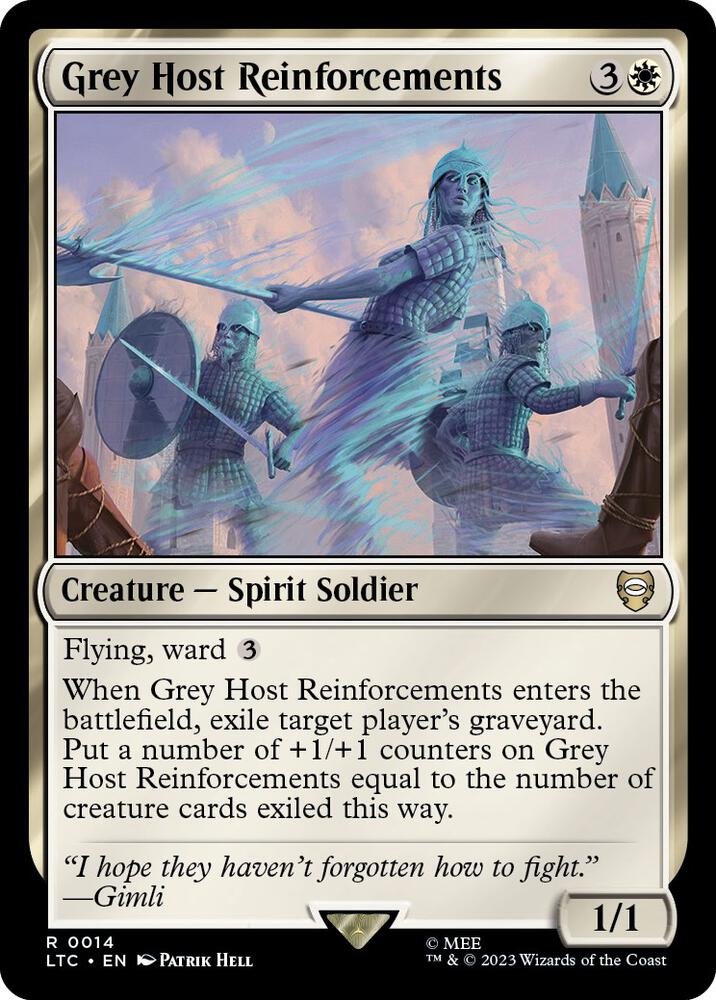 Grey Host Reinforcements 14 (Commander: The Lord of the Rings: Tales of Middle-earth)  | Good Games Modbury