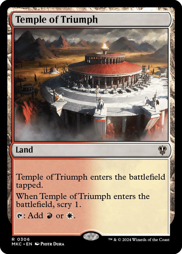 Temple of Triumph 306/311 (Commander: Murders at Karlov Manor)  | Good Games Modbury