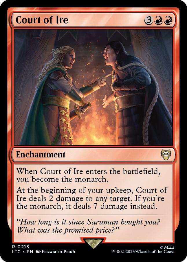 Court of Ire 213 (Commander: The Lord of the Rings: Tales of Middle-earth)  | Good Games Modbury