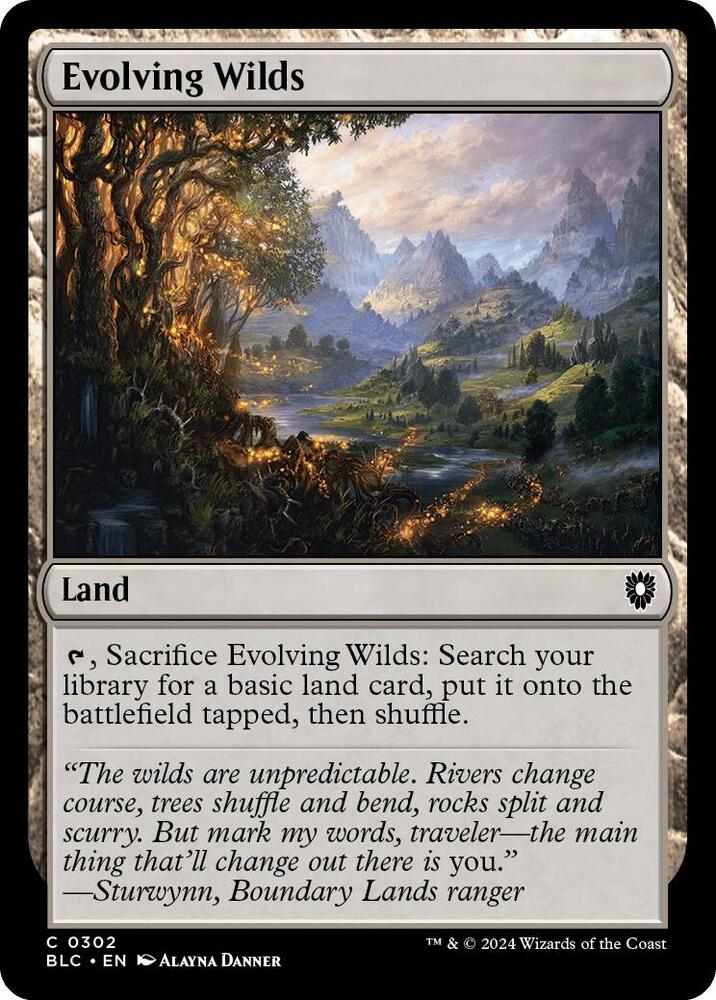 Evolving Wilds 302 (Commander: Bloomburrow)  | Good Games Modbury