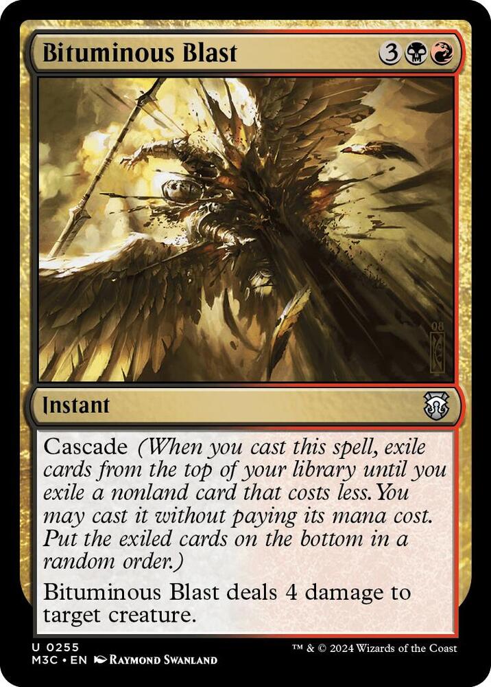 Bituminous Blast 255/411 (Commander: Modern Horizons 3)  | Good Games Modbury