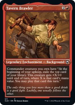 Tavern Brawler 511 (Commander Legends: Battle for Baldur's Gate)  - Etched Foil | Good Games Modbury