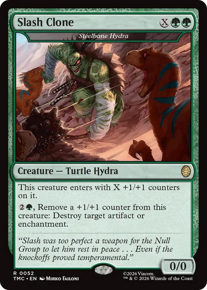 Slash Clone Steelbane Hydra 52 (Commander: Teenage Mutant Ninja Turtles)  | Good Games Modbury