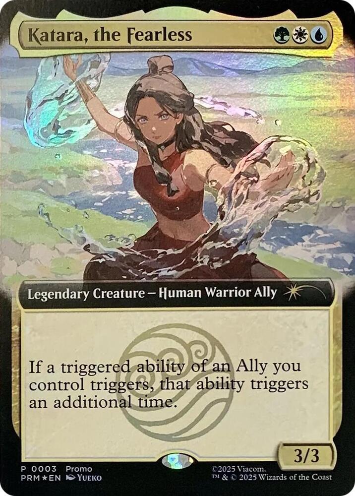 Katara the Fearless Extended Art 2025-3/9 (Media Promos)  - Foil | Good Games Modbury
