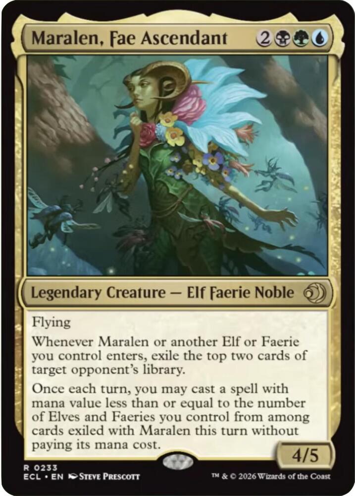 Maralen Fae Ascendant 233 (Lorwyn Eclipsed)  - Foil | Good Games Modbury