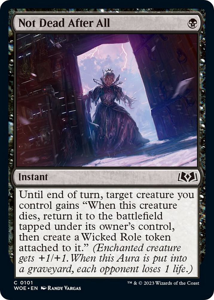 Not Dead After All 101 (Wilds of Eldraine)  - Foil | Good Games Modbury