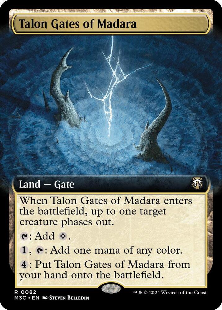 Talon Gates of Madara 82/411 (Commander: Modern Horizons 3)  - Extended Art Ripple Foil | Good Games Modbury