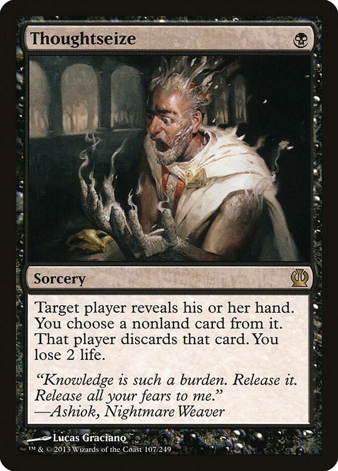 Thoughtseize 107/249 (Theros)  - Foil | Good Games Modbury