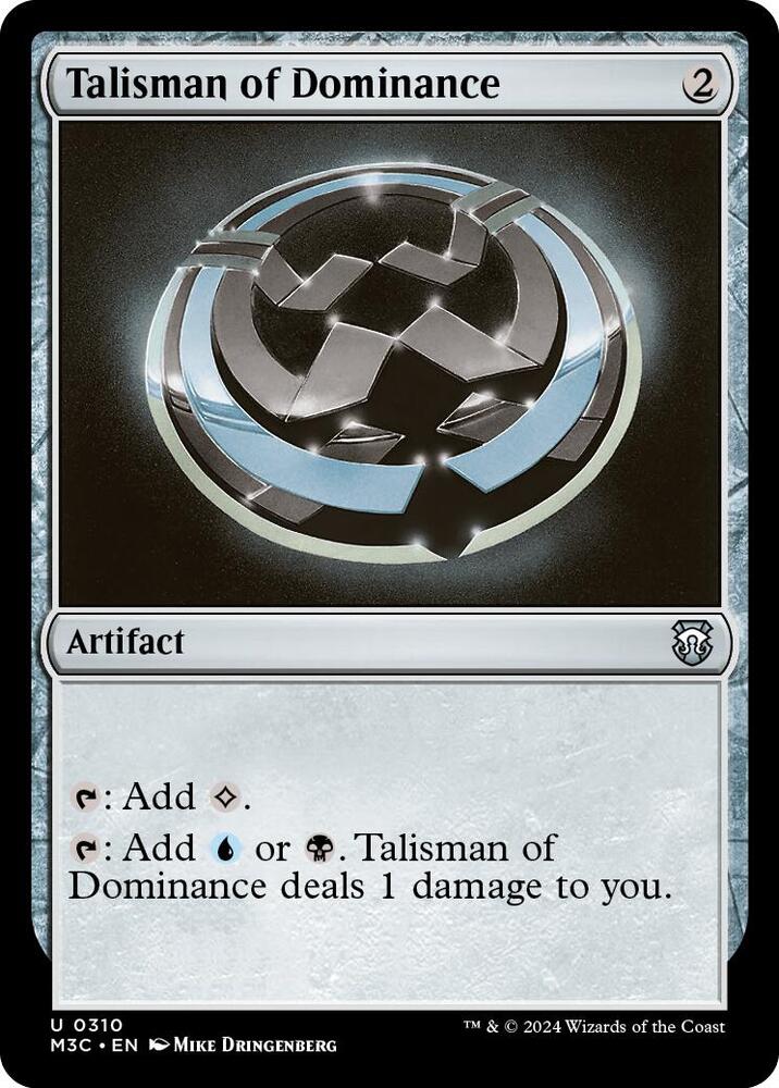 Talisman of Dominance 310/411 (Commander: Modern Horizons 3)  - Ripple Foil | Good Games Modbury