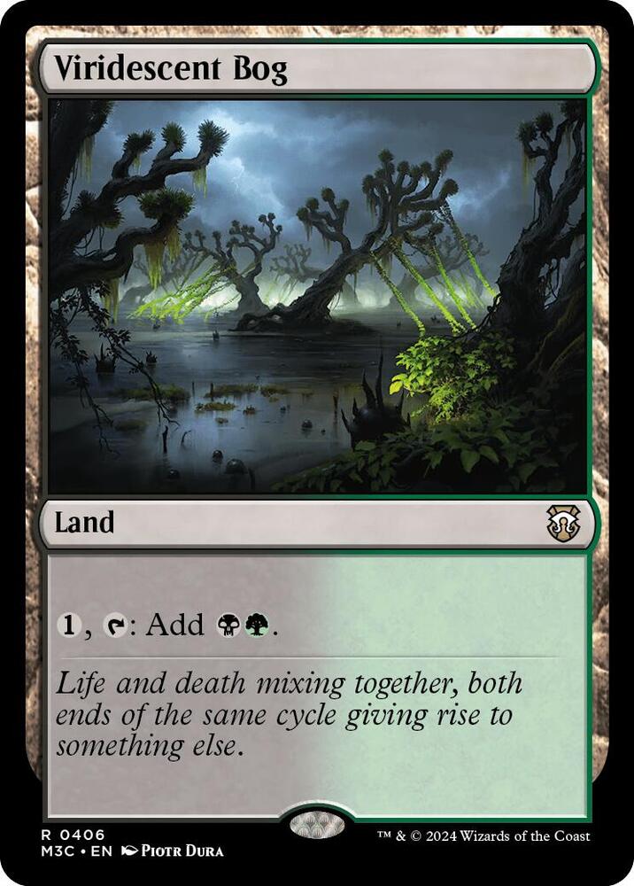 Viridescent Bog 406 (Commander: Modern Horizons 3)  | Good Games Modbury