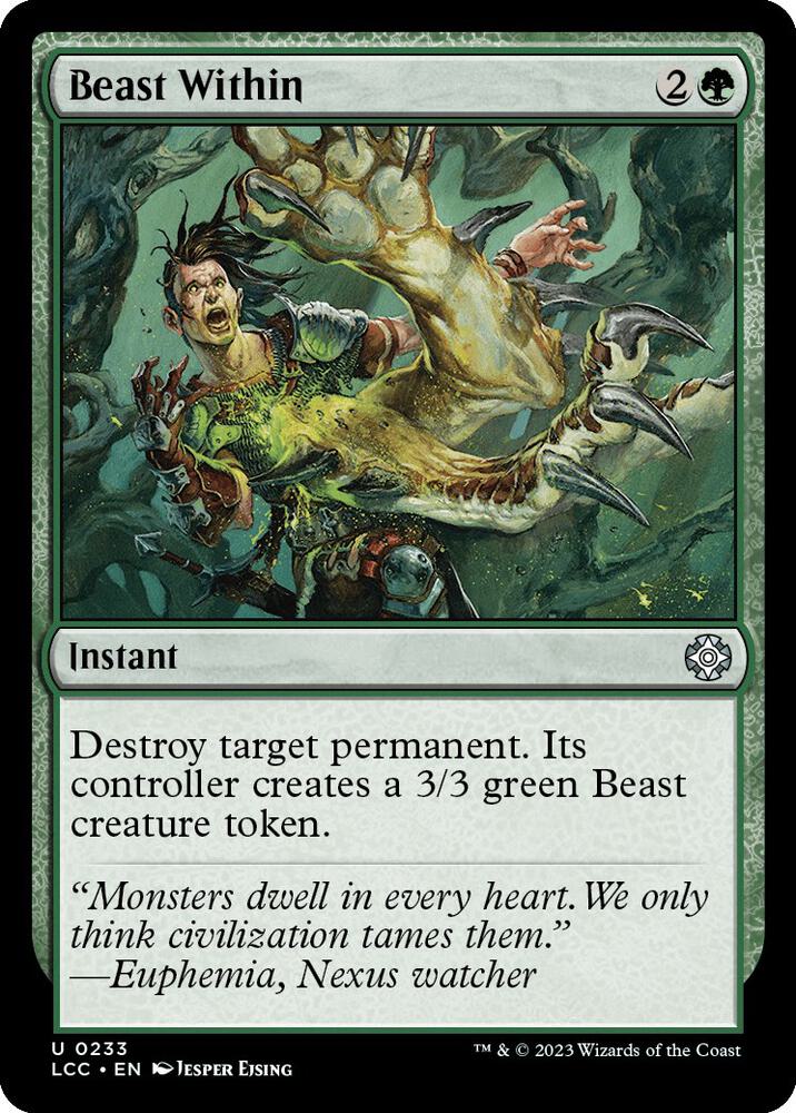 Beast Within 233 (Commander: The Lost Caverns of Ixalan)  | Good Games Modbury