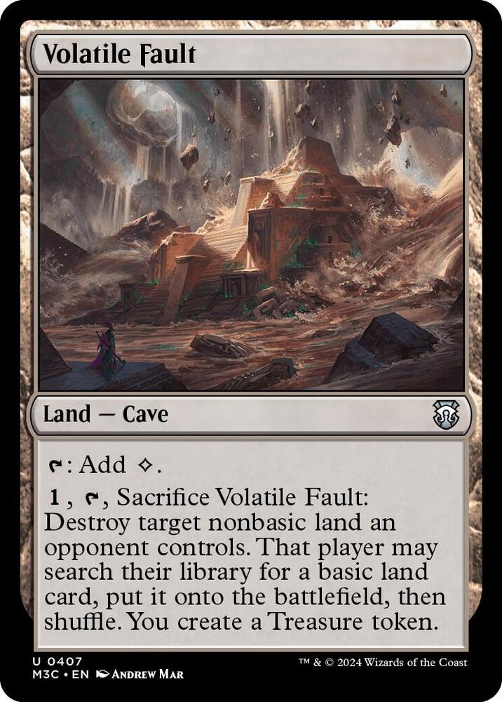 Volatile Fault 407/411 (Commander: Modern Horizons 3)  - Ripple Foil | Good Games Modbury