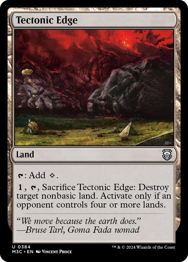 Tectonic Edge 384/411 (Commander: Modern Horizons 3)  | Good Games Modbury