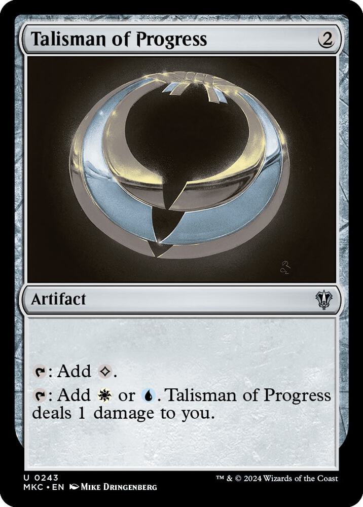 Talisman of Progress 243/311 (Commander: Murders at Karlov Manor)  | Good Games Modbury