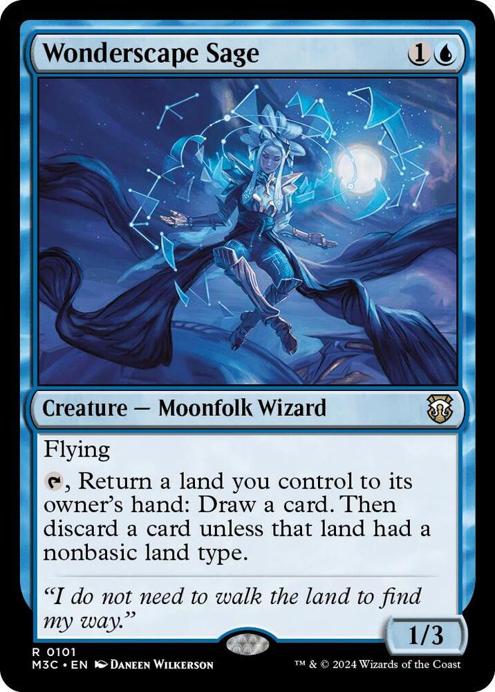 Wonderscape Sage 101/411 (Commander: Modern Horizons 3)  | Good Games Modbury