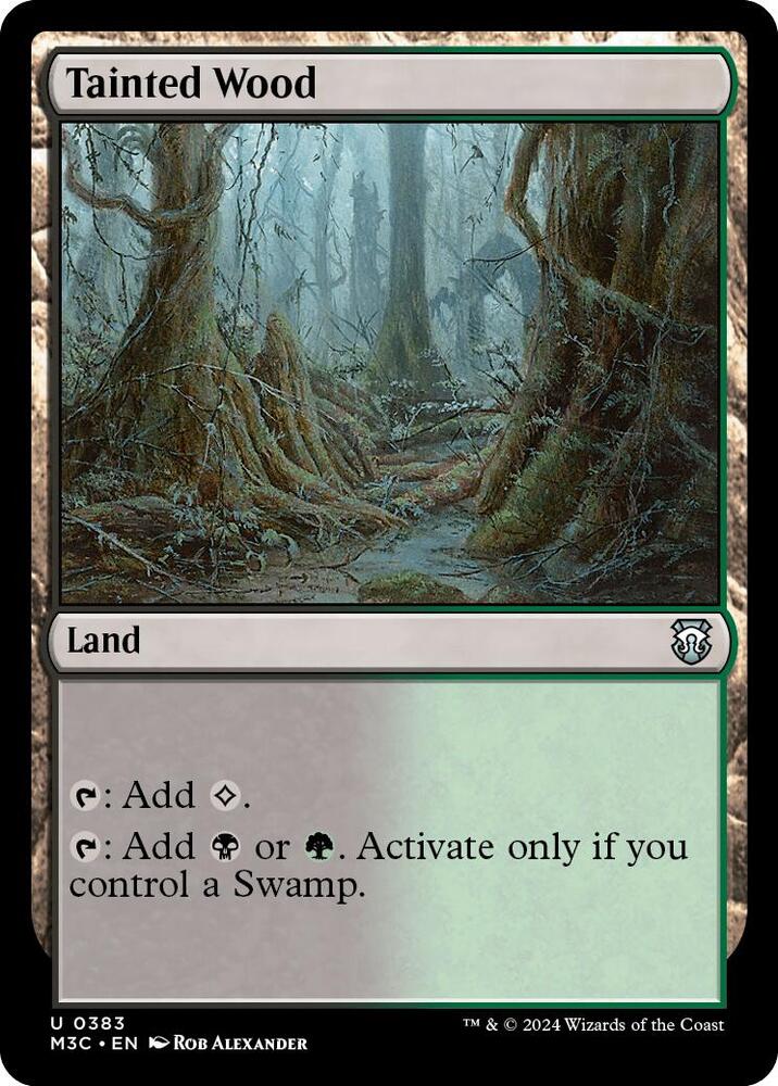 Tainted Wood 383/411 (Commander: Modern Horizons 3)  | Good Games Modbury