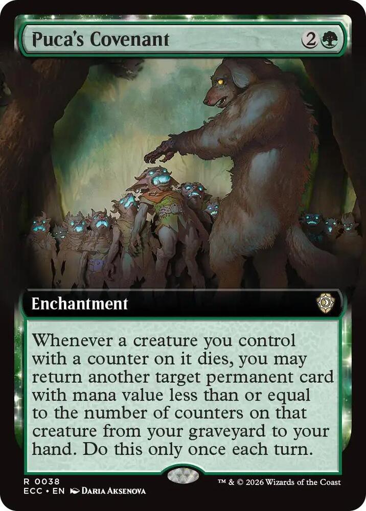 Puca's Covenant 38 (Commander: Lorwyn Eclipsed)  - Extended Art | Good Games Modbury