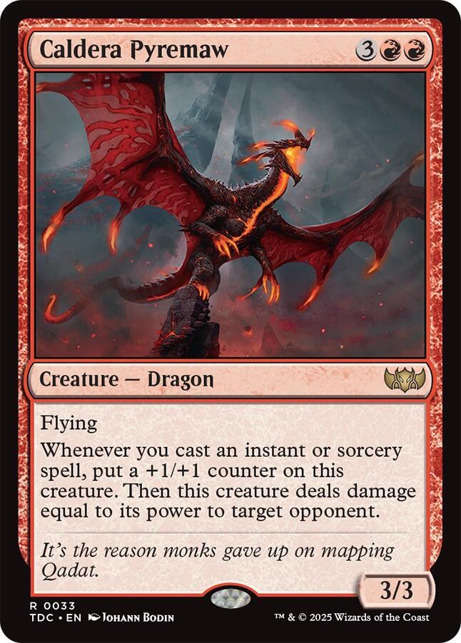 Caldera Pyremaw 33 (Commander: Tarkir: Dragonstorm)  | Good Games Modbury