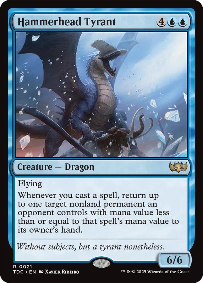 Hammerhead Tyrant 21 (Commander: Tarkir: Dragonstorm)  | Good Games Modbury