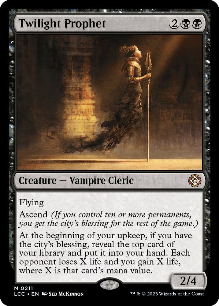Twilight Prophet 211/370 (Commander: The Lost Caverns of Ixalan)  | Good Games Modbury