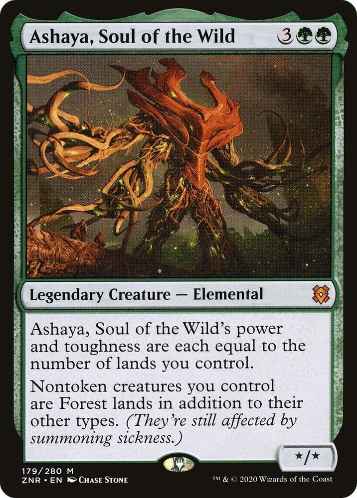 Ashaya, Soul of the Wild 179 (Zendikar Rising)  | Good Games Modbury