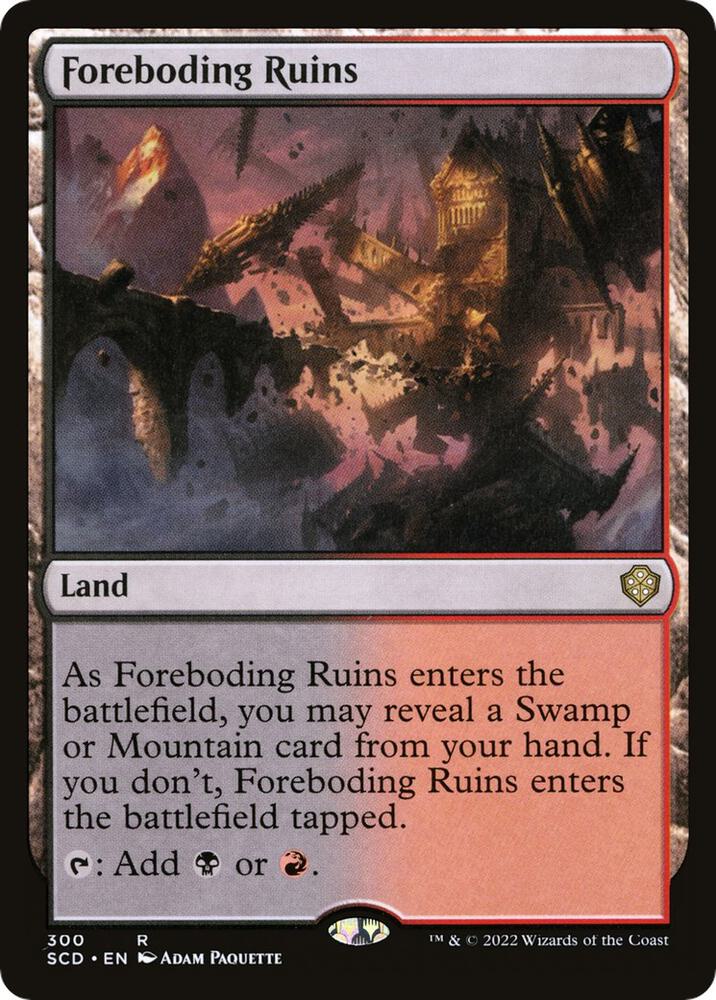Foreboding Ruins 300/352 (Starter Commander Decks)  | Good Games Modbury