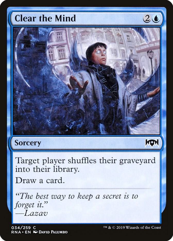 Clear the Mind 34/259 (Ravnica Allegiance)  | Good Games Modbury