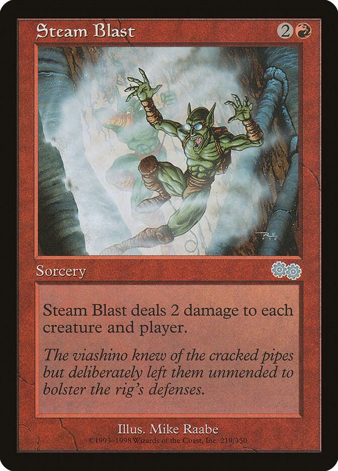 Steam Blast 219/350 (Urza's Saga)  | Good Games Modbury