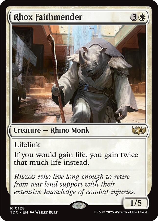 Rhox Faithmender 128 (Commander: Tarkir: Dragonstorm)  | Good Games Modbury