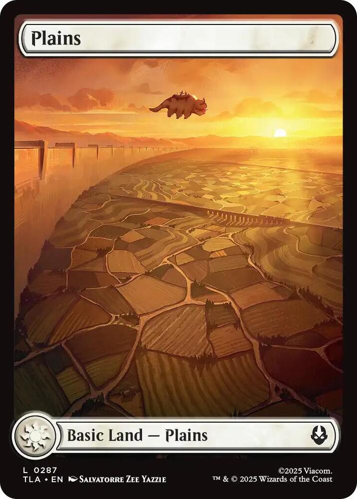 Plains 0287 287 (Avatar: The Last Airbender)  - Full Art Foil | Good Games Modbury