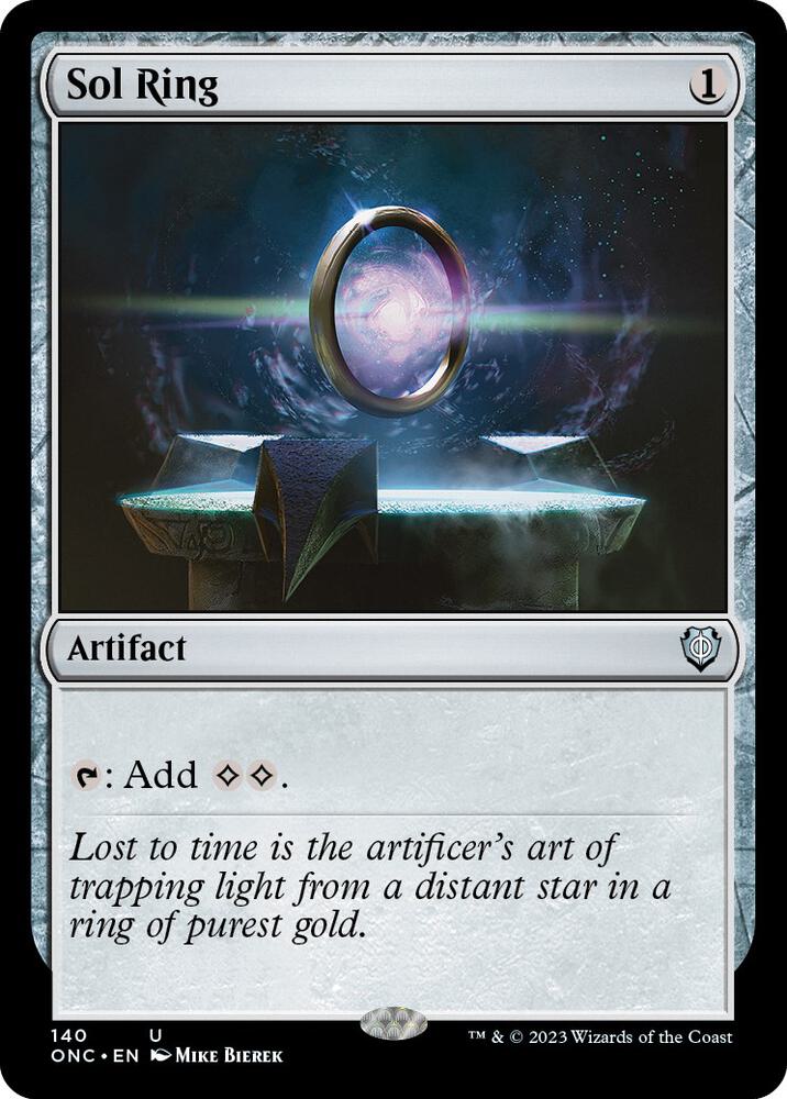 Sol Ring 140/28 (Commander: Phyrexia: All Will Be One)  | Good Games Modbury