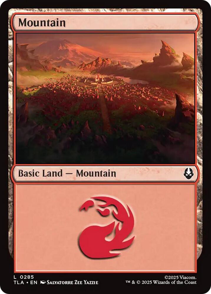 Mountain 0285 285 (Avatar: The Last Airbender)  - Foil | Good Games Modbury