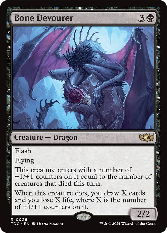Bone Devourer 26 (Commander: Tarkir: Dragonstorm)  | Good Games Modbury