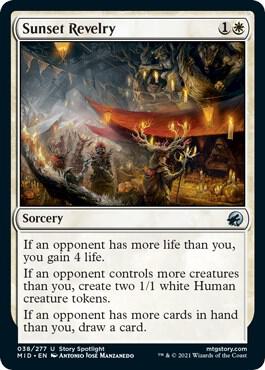 Sunset Revelry 38/277 (Innistrad: Midnight Hunt)  - Foil | Good Games Modbury