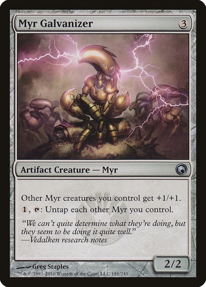Myr Galvanizer 181 (Scars of Mirrodin)  | Good Games Modbury