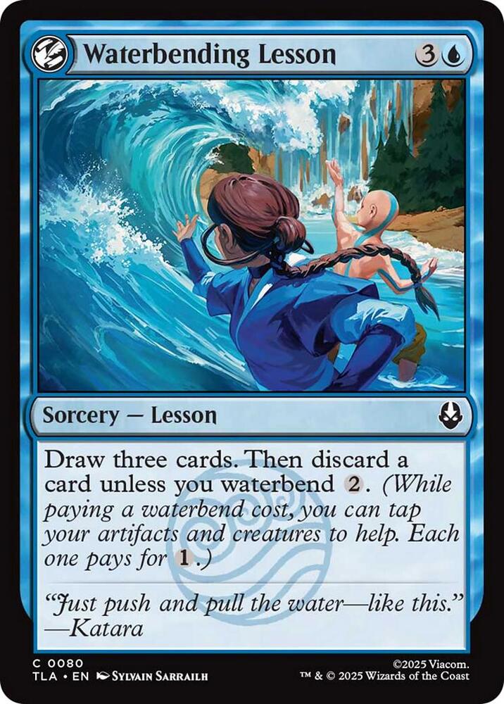 Waterbending Lesson 80/286 (Avatar: The Last Airbender)  - Foil | Good Games Modbury