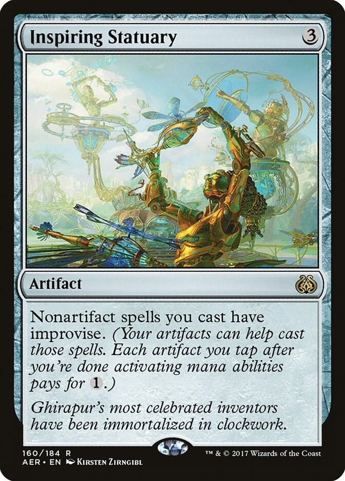 Inspiring Statuary 160/184 (Aether Revolt)  - Foil | Good Games Modbury