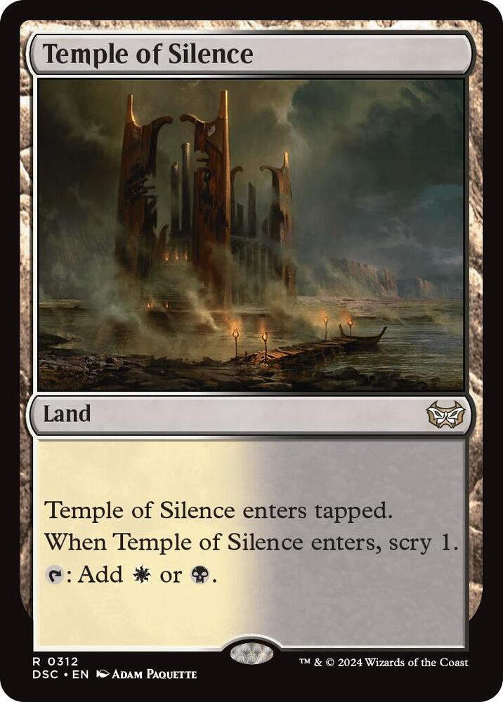 Temple of Silence 312 (Commander: Duskmourn: House of Horror)  | Good Games Modbury