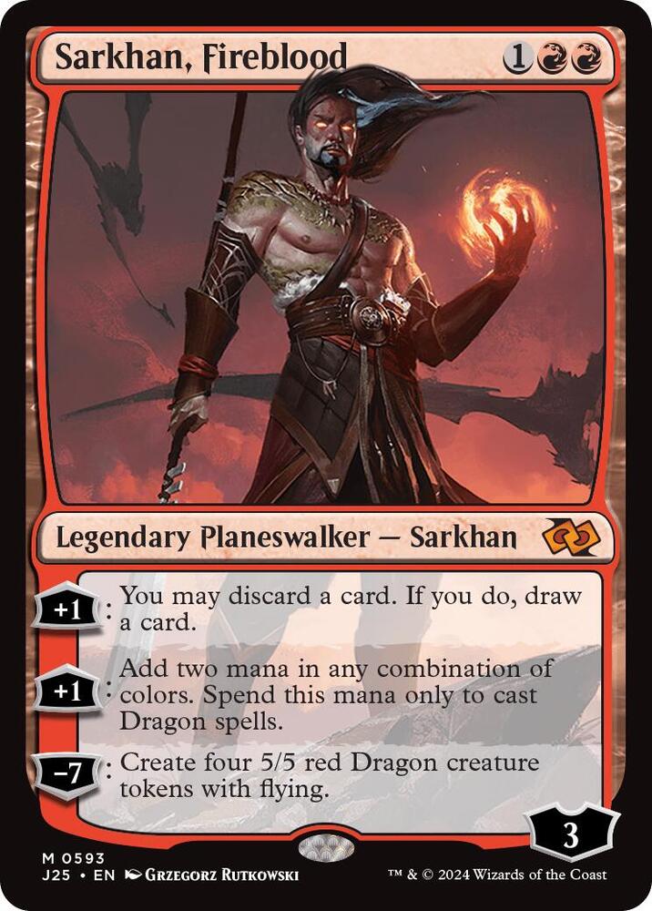 Sarkhan, Fireblood 593/779 (Foundations Jumpstart)  | Good Games Modbury