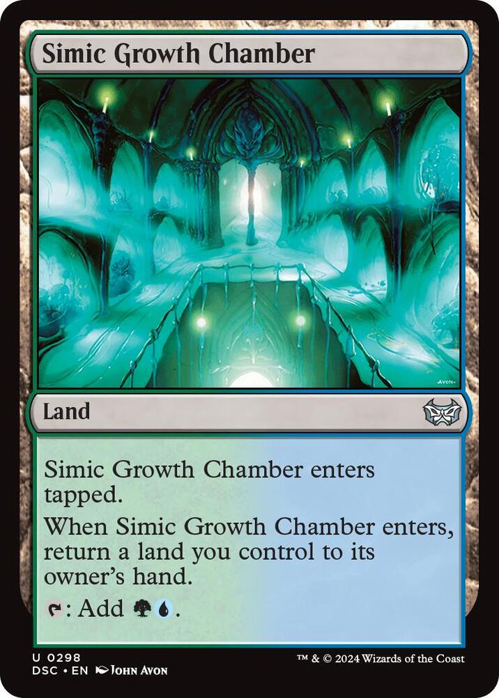 Simic Growth Chamber 298 (Commander: Duskmourn: House of Horror)  | Good Games Modbury