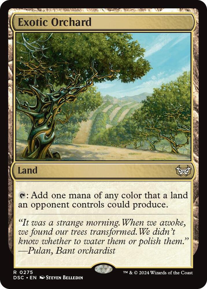 Exotic Orchard 275/40 (Commander: Duskmourn: House of Horror)  | Good Games Modbury
